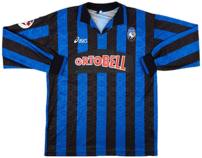1995-96 Atalanta Match Issue Home L/S Shirt #14