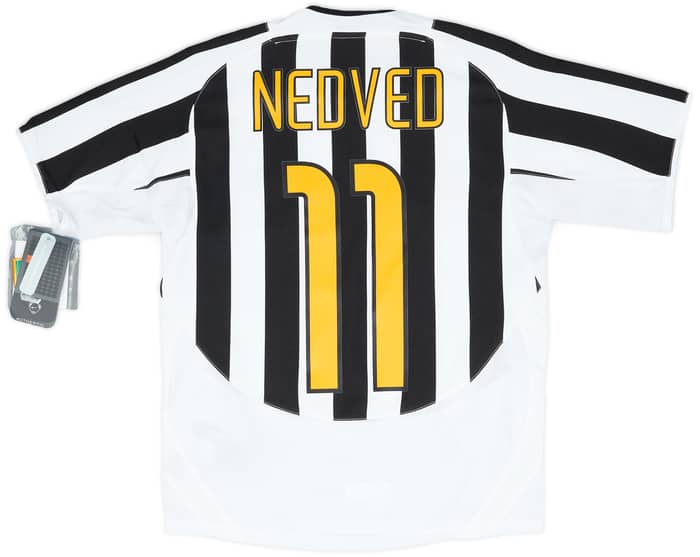 2003-04 Juventus Home Shirt Nedved #11 (L.Boys)