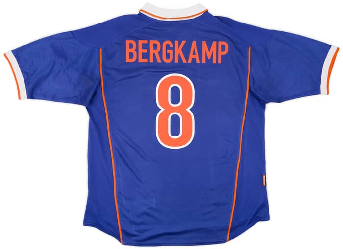 1998-00 Netherlands Away Shirt Bergkamp #8 - 8/10 - (XL)
