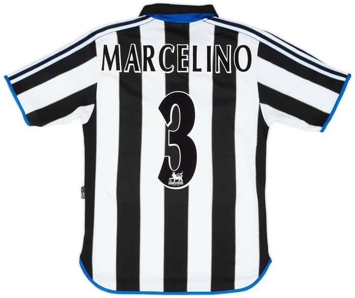 2000-01 Newcastle Home Shirt Marcelino #3 - 8/10 - (S)