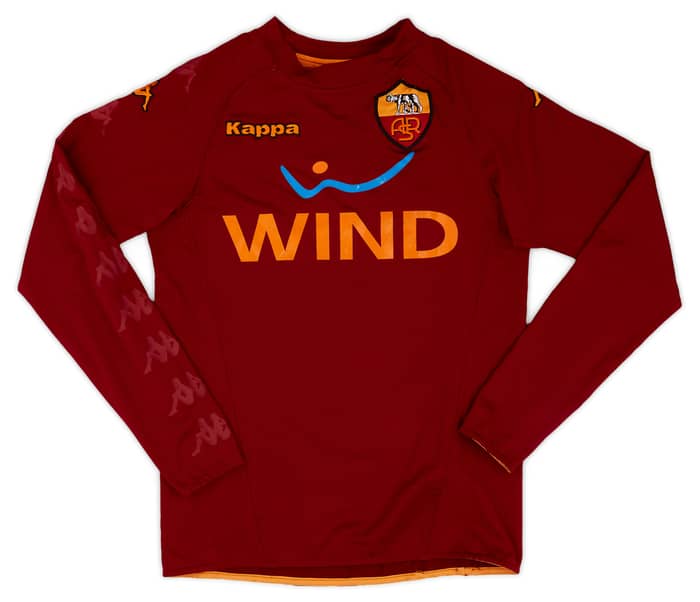 2008-09 Roma Kappa Training L/S Shirt - 7/10 - (XS)