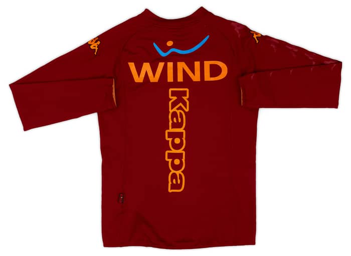 2008-09 Roma Kappa Training L/S Shirt - 7/10 - (XS)
