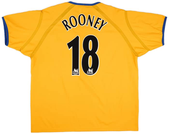2003-04 Everton Away Shirt Rooney #18  - 9/10 - (XXL)