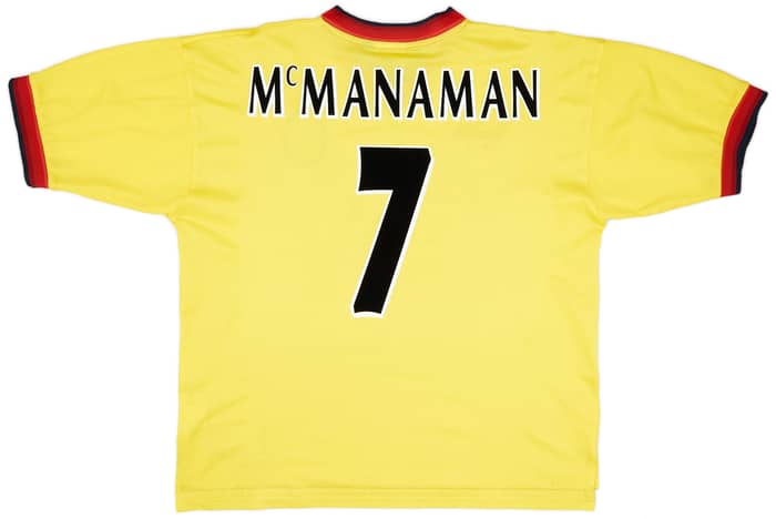 1997-99 Liverpool Away Shirt McManaman #7 - 8/10 - (XL)