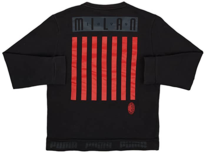 2018-19 AC Milan Puma Sweat Top - 7/10 - (S)