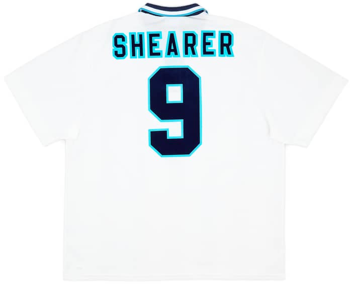 1995-97 England Home Shirt Shearer #9 - 9/10 - (XXL)