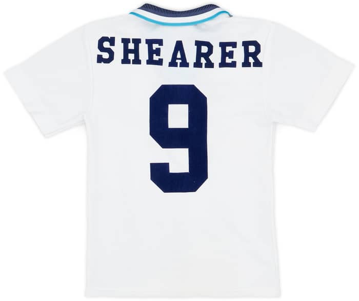 1995-97 England Home Shirt Shearer #9 - 8/10 - (S.Boys)