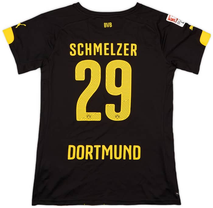 2014-16 Borussia Dortmund Away Shirt Schmelzer #29 (Women's S)