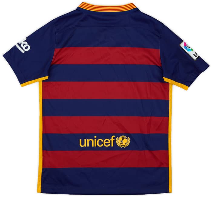 2015-16 Barcelona Home Shirt - 9/10 - (M.Boys)