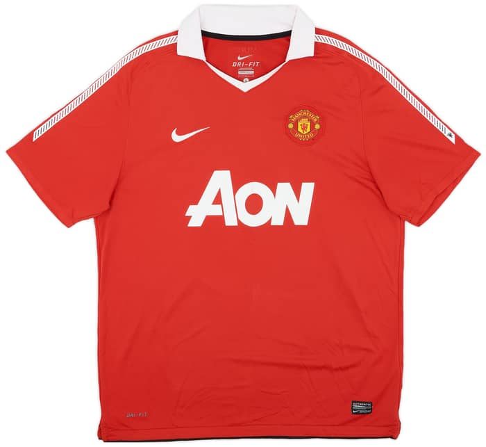 2010-11 Manchester United Home Shirt Rooney #10 - 7/10 - (L)