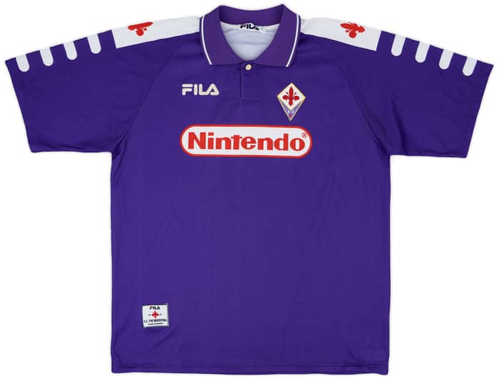 1998-99 Fiorentina Home Shirt Batistuta #9 - 9/10 - (XL)