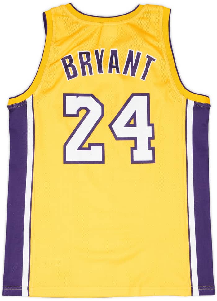 2006-10 LA Lakers Bryant #24 Champion Home Jersey - 8/10 - (M)