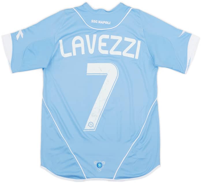 2007-08 Napoli Home Shirt Lavezzi #7 - 5/10 - (XS)