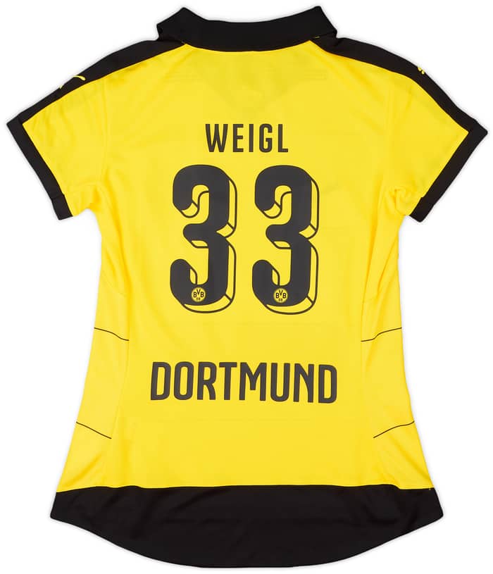 2015-16 Borussia Dortmund Home Shirt Weigl #33 (Women's S)