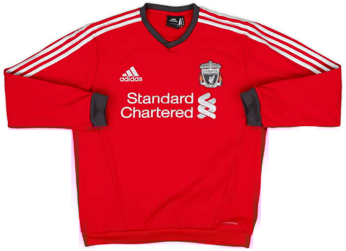 2011-12 Liverpool adidas Sweat Top - 9/10 - (M)