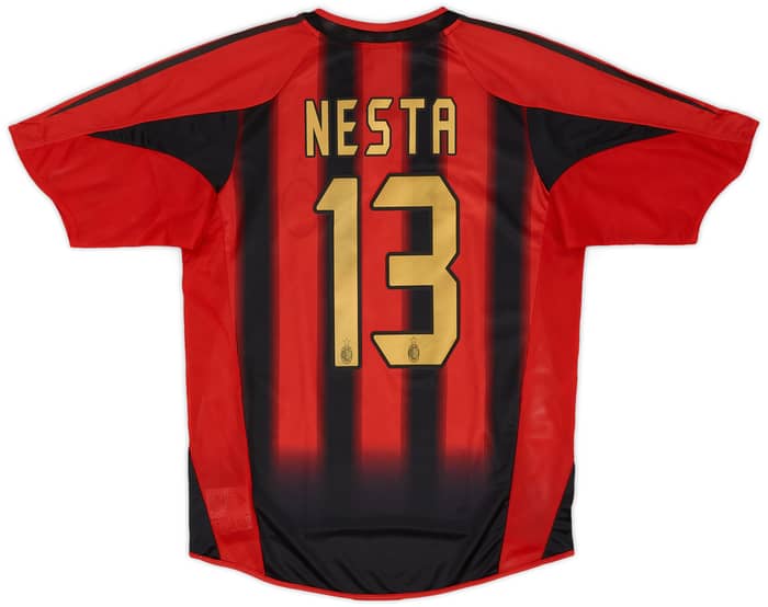2004-05 AC Milan Home Shirt Nesta #13 (S)