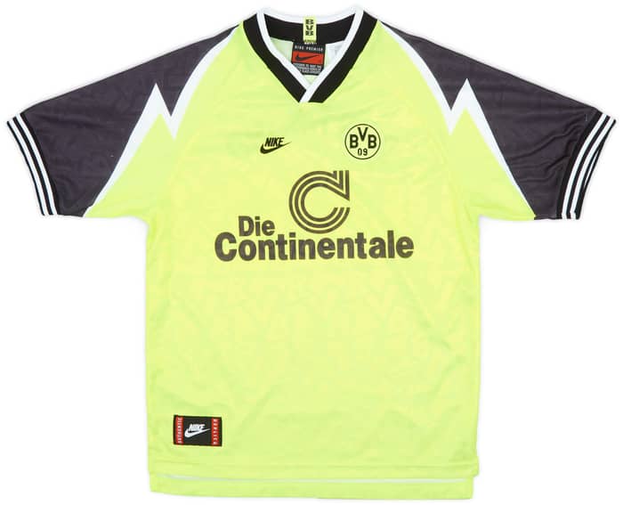 1995-96 Borussia Dortmund Home Shirt - 8/10 - (XL.Boys)