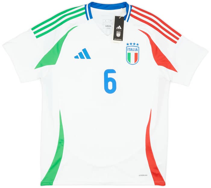 2024-25 Italy Away Shirt Udogie #6