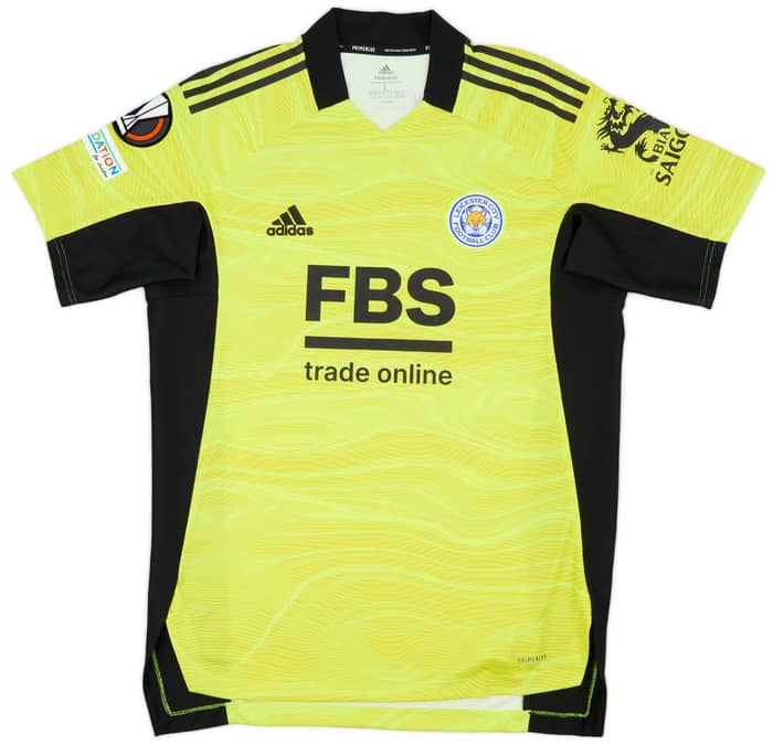2021-22 Leicester Match Issue Europa League GK Shirt Ward #12