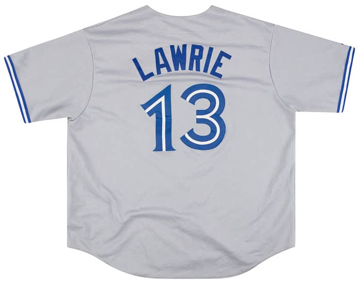 2012-14 Toronto Blue Jays Lawrie #13 Majestic Jersey (Away) XXL