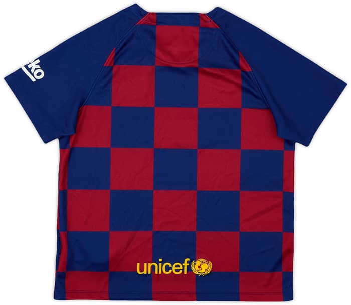 2019-20 Barcelona Home Shirt - 9/10 - (7-8 Years)