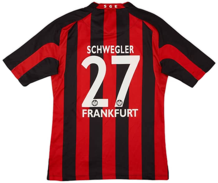 2013-14 Eintracht Frankfurt Home Shirt Schwegler #27 - 7/10 - (XS)