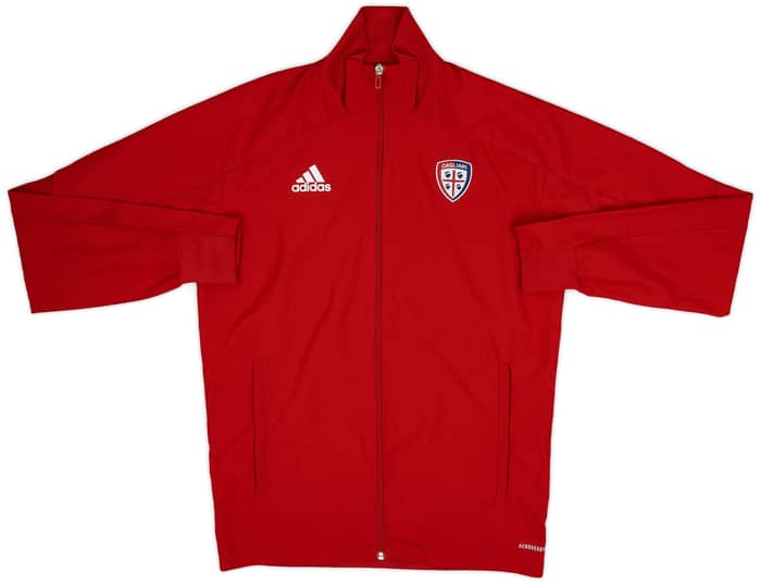 2020-21 Cagliari adidas Training Jacket - 9/10 - (S)