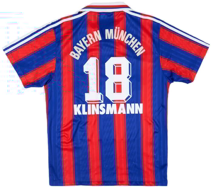 1995-97 Bayern Munich Home Shirt Klinsmann #18 - 5/10 - (S)