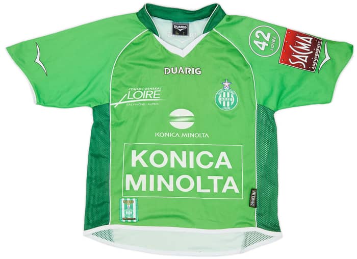 2004-05 Saint Etienne Home Shirt Piquionne #9 - 7/10 - (S)