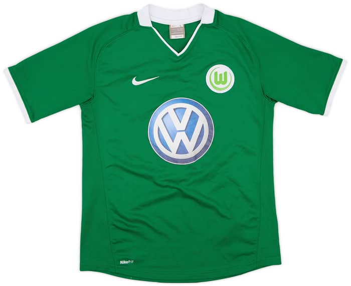 2008-09 Wolfsburg Home Shirt #13 - 7/10 - (L.Boys)