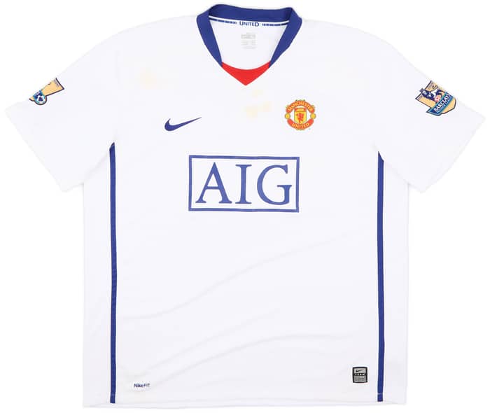 2008-10 Manchester United Away Shirt Berbatov #9 - 5/10 - (XL)