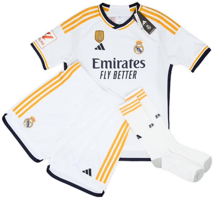 2023-24 Real Madrid Home Full Kit (S.Kids)