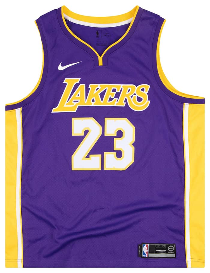 2017-18 LA Lakers James #23 Nike Swingman Jersey (Alternate) XL