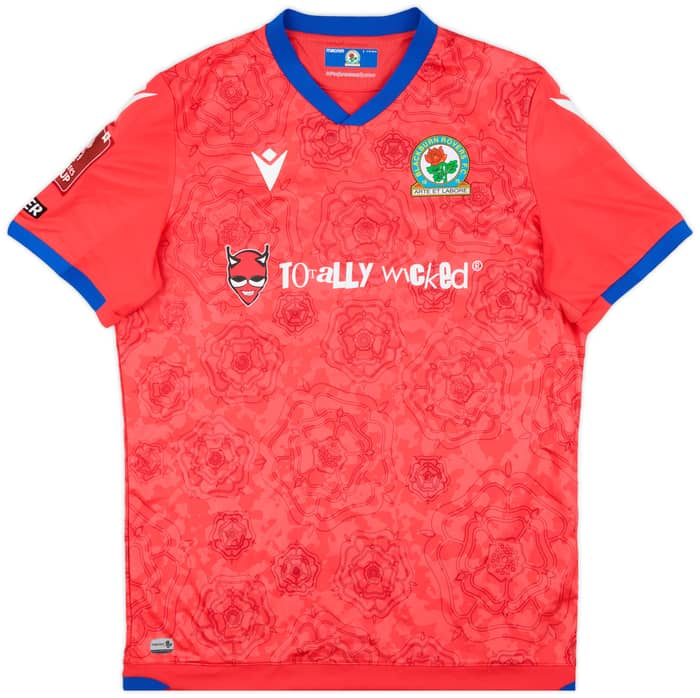 2022-23 Blackburn Match Issue FA Cup Third Shirt Gallagher #9