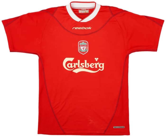 2002-04 Liverpool Home Shirt Gerrard #17 - 6/10 - (S)