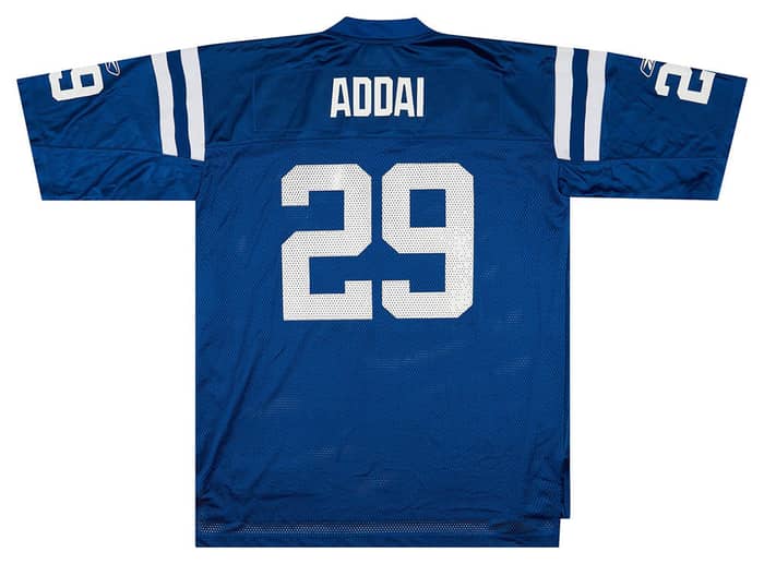 2007 Indianapolis Colts Addai #29 Reebok On Field Jersey (Home) XL