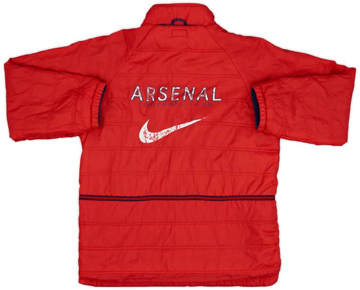 1998-99 Arsenal Nike Reversible Padded Bench Coat - 4/10 - (XL.Boys)