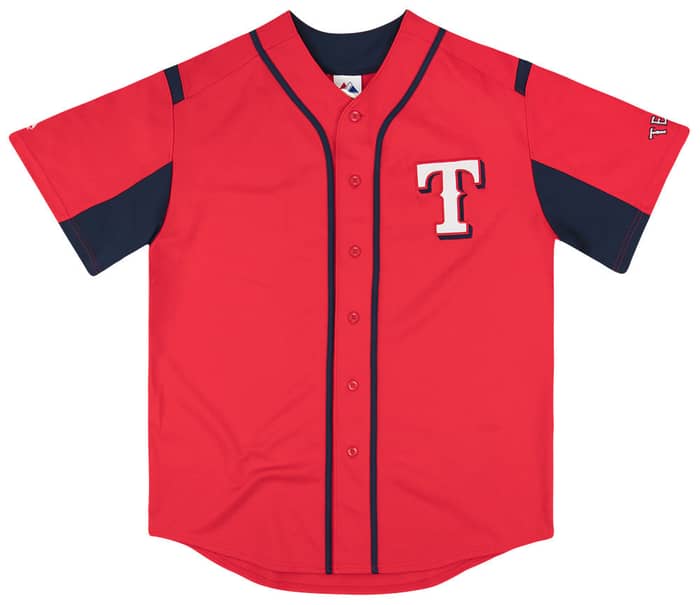 2000s Texas Rangers Majestic Jersey (Alternate) L