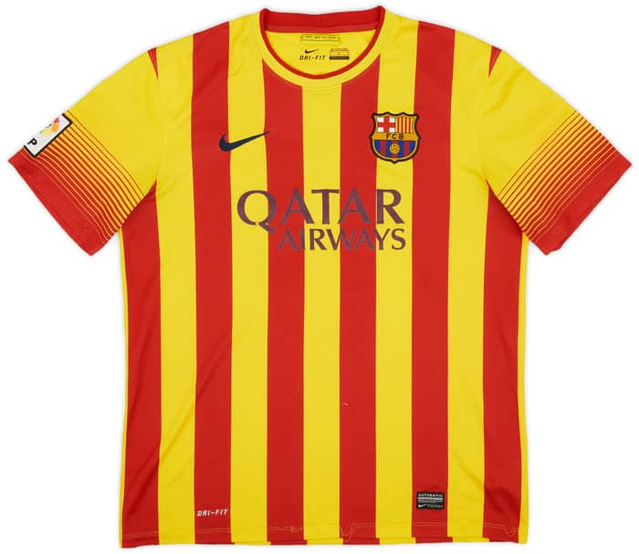 2013-15 Barcelona Away Shirt Messi #10 - 5/10 - (L)