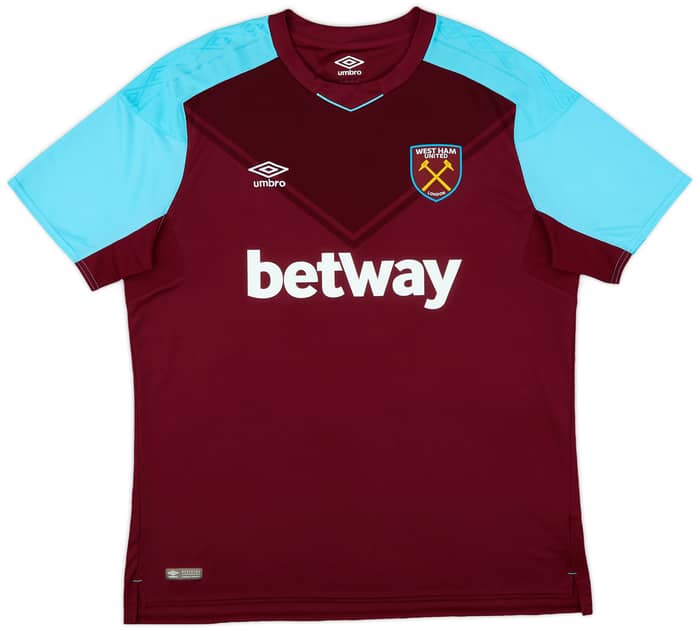 2017-18 West Ham Home Shirt Zabaleta #5 - 7/10 - (XXL)