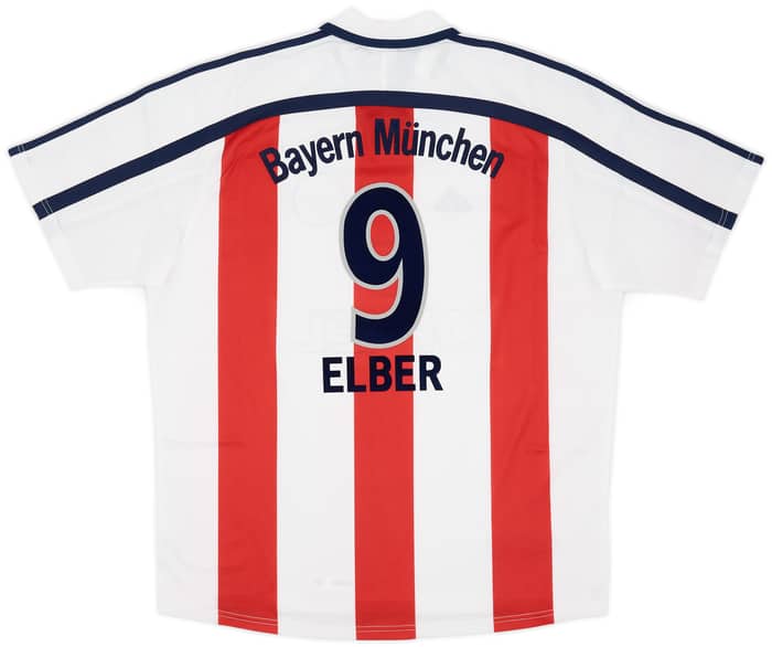 2000-01 Bayern Munich Away Shirt Elber #9 (XL)