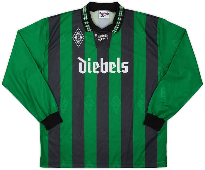 1995-96 Borussia Monchengladbach Away L/S Shirt - 8/10 - (XL)