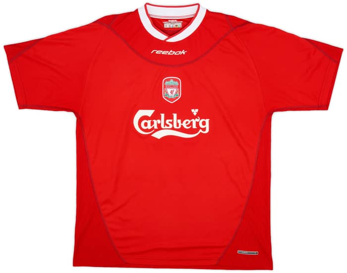 2002-04 Liverpool Home Shirt Gerrard #17 - 6/10 - (L)
