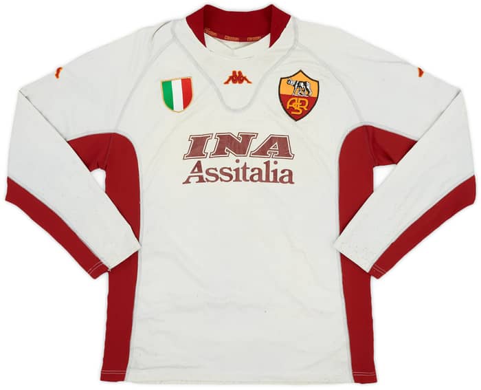 2001-02 Roma Away/GK L/S Shirt Pelizzoli #80 - 4/10 - (XXL)
