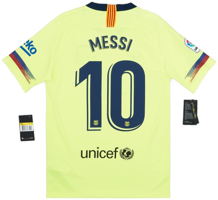 2018-19 Barcelona Away Shirt Messi #10 (S)