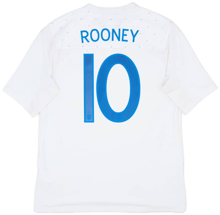 2010-11 England Home Shirt Rooney #10 - 8/10 - (L)