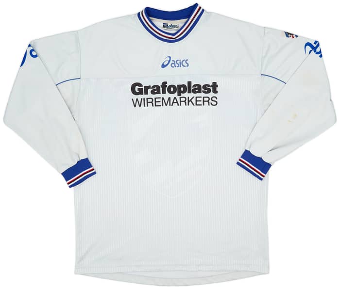 2001-02 Sampdoria Asics Training L/S Shirt - 9/10 - (XL)