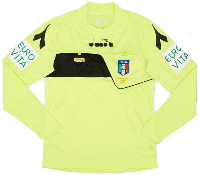2018-19 Italy Diadora Referee L/S Shirt - 8/10 - (XS)