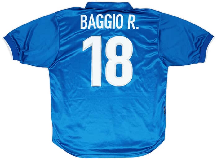 1997-98 Italy Home Shirt Baggio R. #18 - 6/10 - (L)