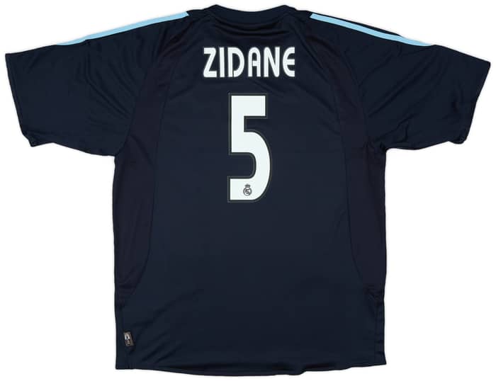 2003-04 Real Madrid Away Shirt Zidane #5 (L)